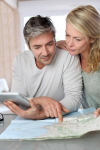 Couple Planning A Trip Together