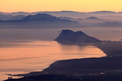Gibraltar at Dusk