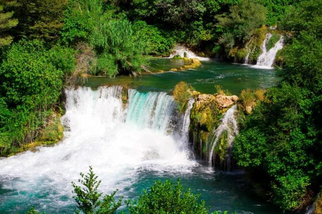Beautiful Waterfalls - Roski Slap, Krka National Park, Croatia