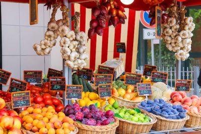 Food is fresh and usually local