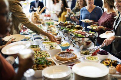 Be prepared to spend time talking about and eating food