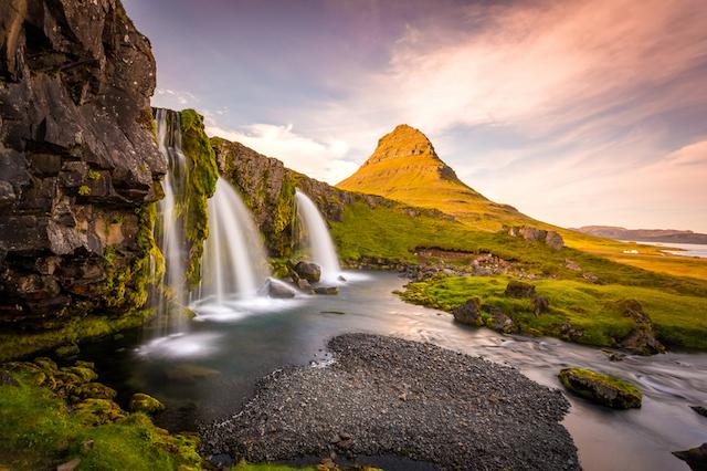 Kirkjufellsfoss Waterfall, Iceland