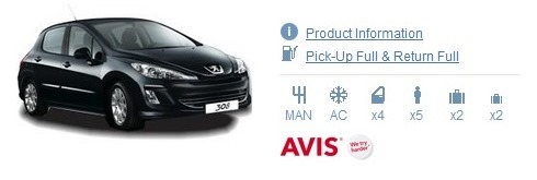 Avis Belgium Car Rental Supplier