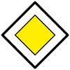 France Road Sign: Priority