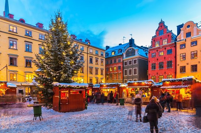 The Gamla Stan Market at Christmas
