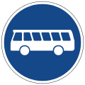 German Road Sign: Bus Lane