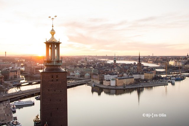 Aerial View of Stockholm, Sweden