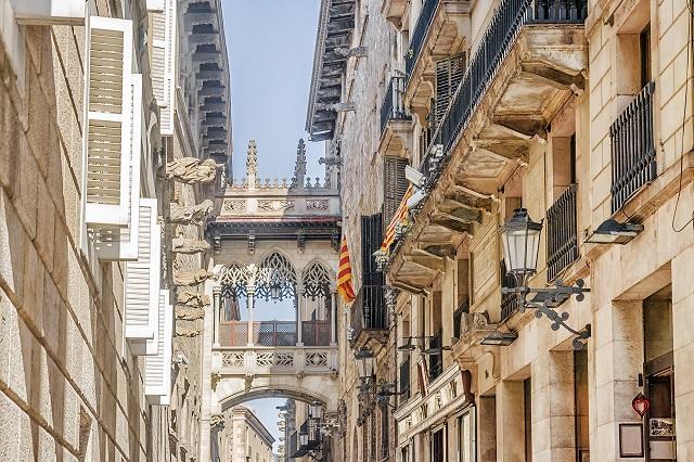 Barcelona Gothic Quarter, Spain