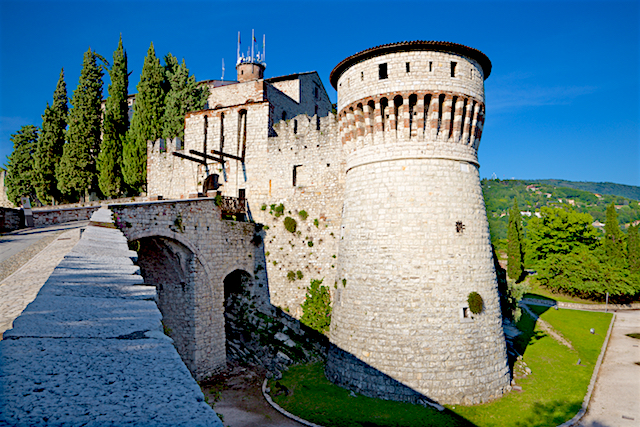 Castle of Brescia, Italy
