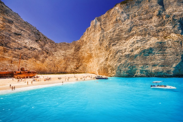 Navagio Beach, Zakynthos, Greece