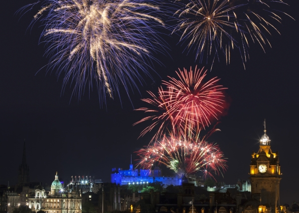 New Year's Eve Fireworks Displays in Edinburgh