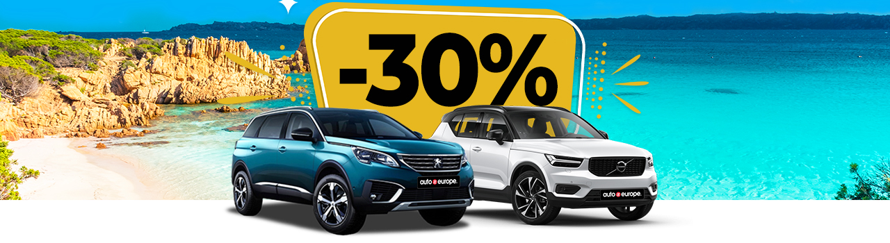 Rental car sale - Up to 30% off